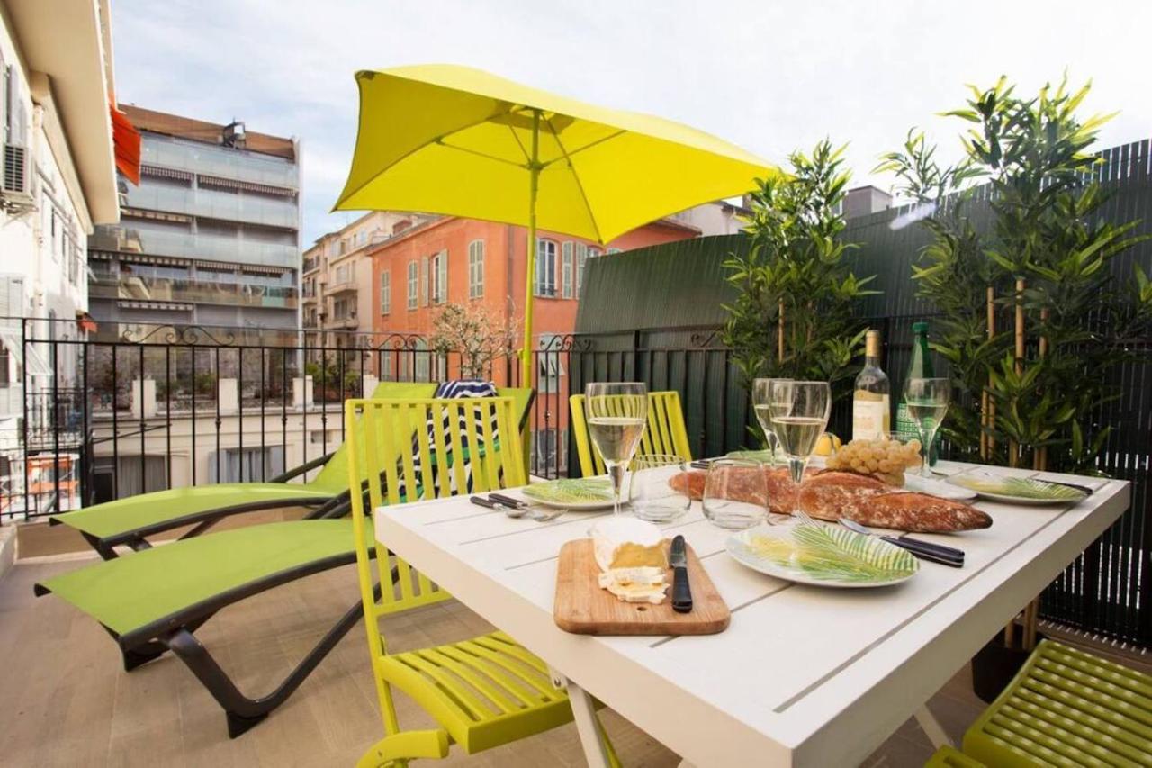 Апартаменты F2 Terrasse, Moderne, Hyper Centre, Clim, Ascenseur- Dubouchage Ницца Экстерьер фото