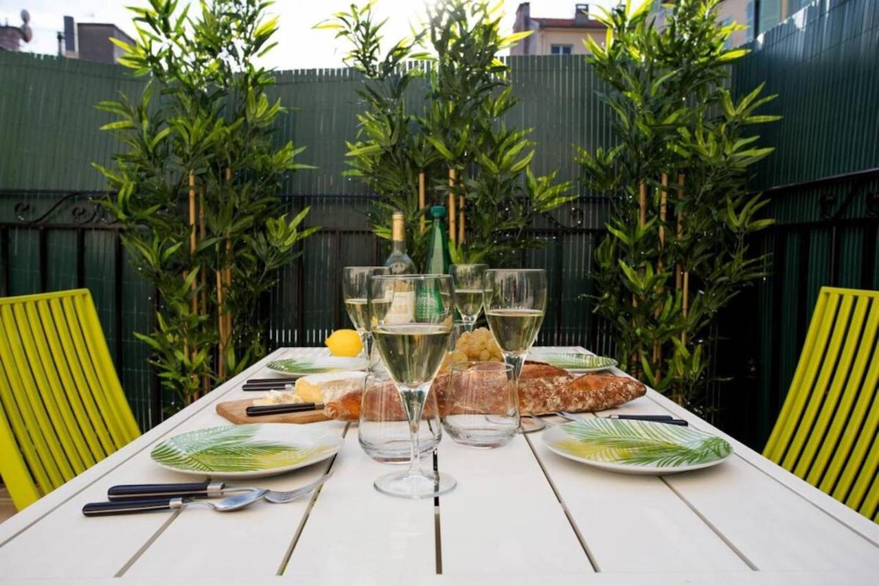 Апартаменты F2 Terrasse, Moderne, Hyper Centre, Clim, Ascenseur- Dubouchage Ницца Экстерьер фото