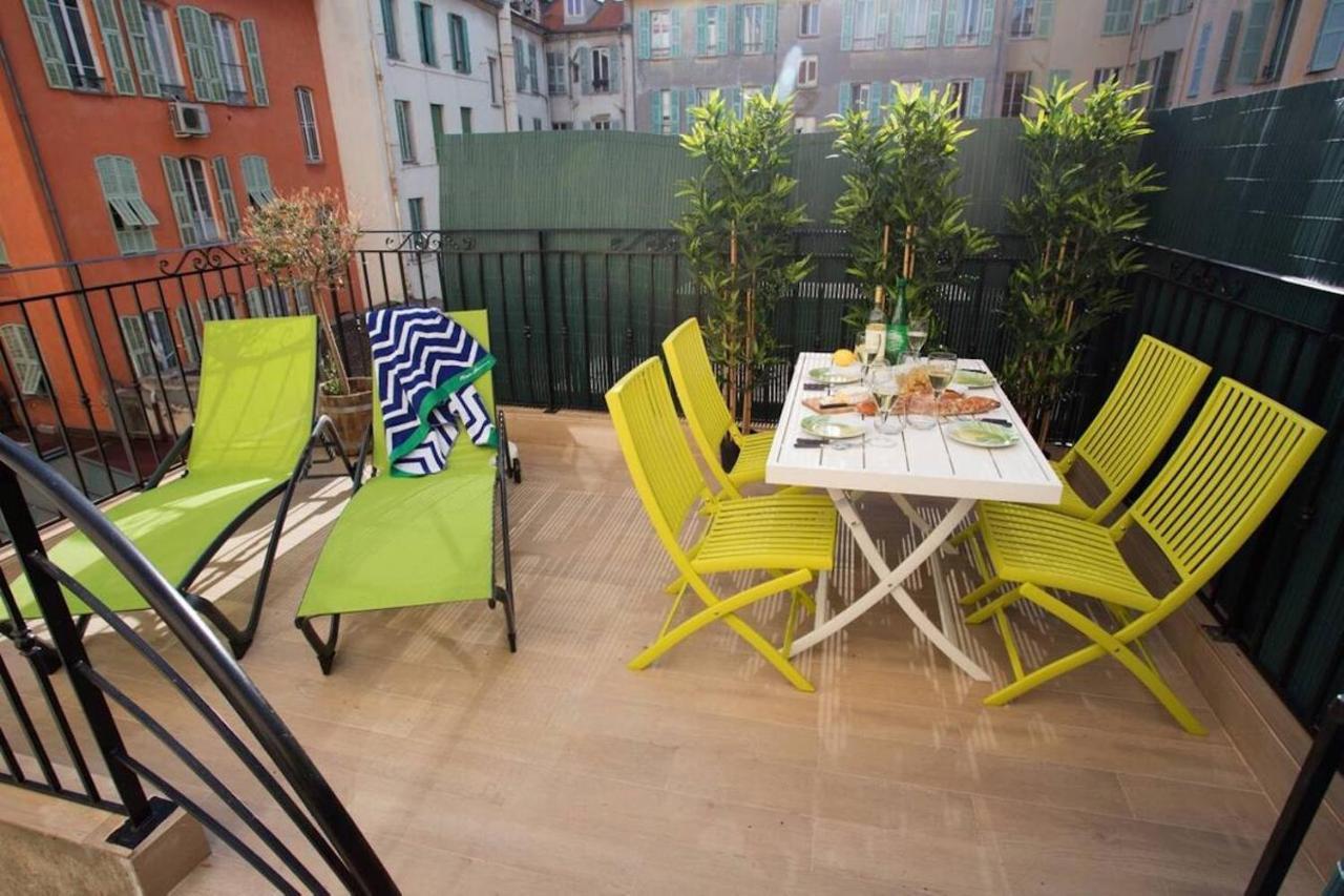 Апартаменты F2 Terrasse, Moderne, Hyper Centre, Clim, Ascenseur- Dubouchage Ницца Экстерьер фото
